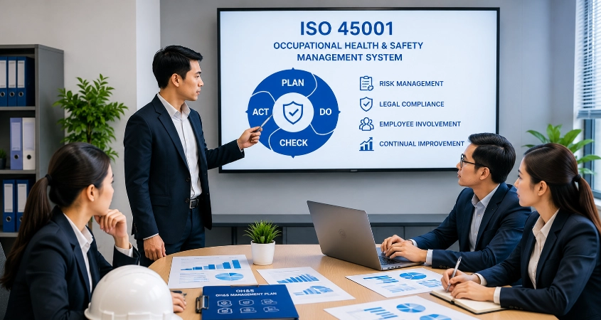 Đánh giá nội bộ chứng nhận ISO 45001